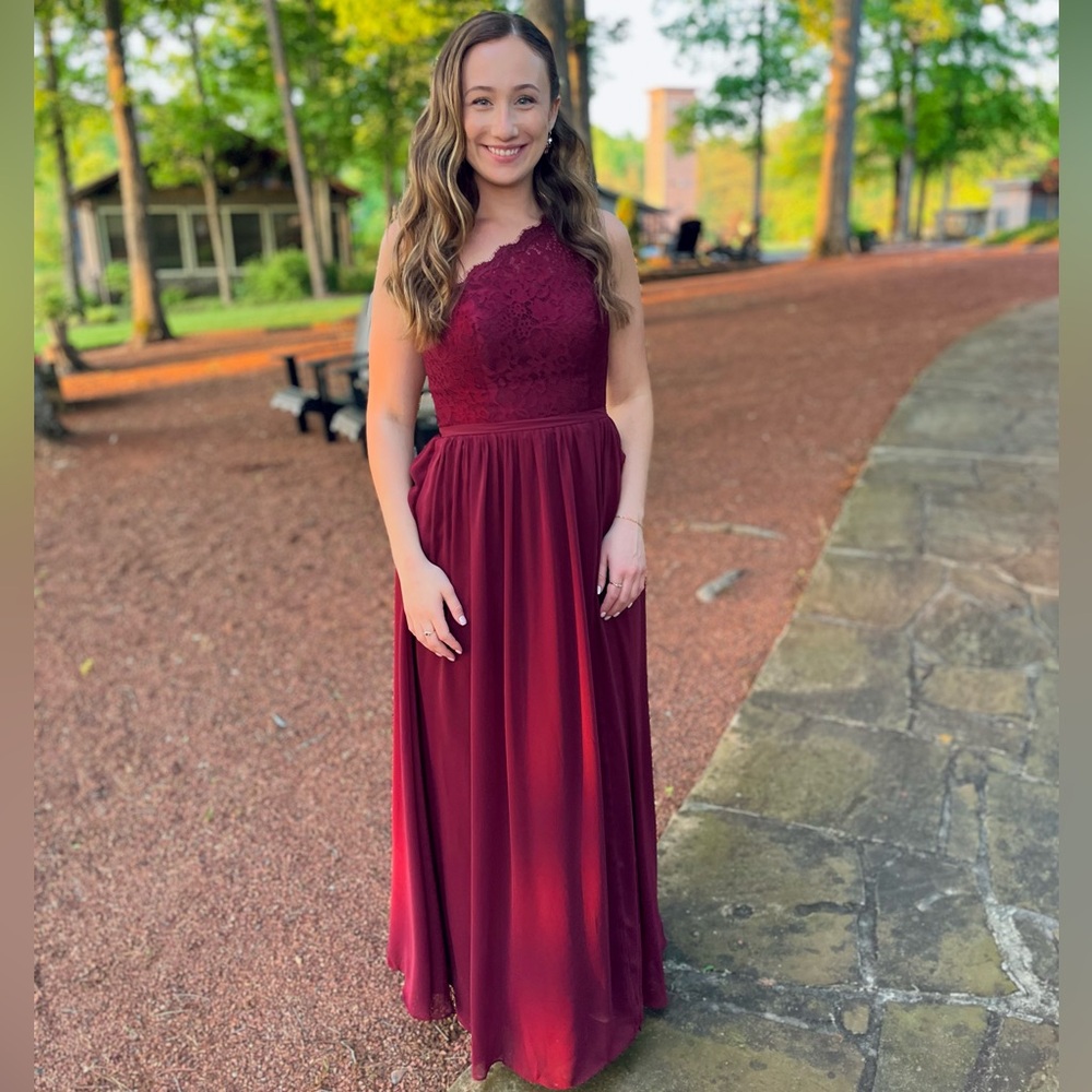 Azazie Demi Bridesmaid Dress, Size 6
